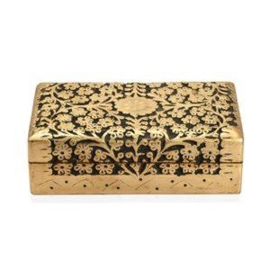 Gold Distressed Jewelry Box